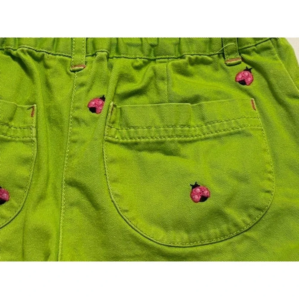 Gymboree Cute Ladybug Green Shorts Sz 6